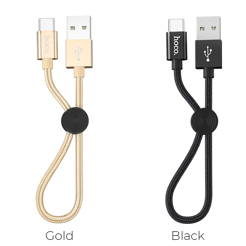 dây sạc nhanh hoco x35 dòng 2.4a đầu type-c dài 25cm