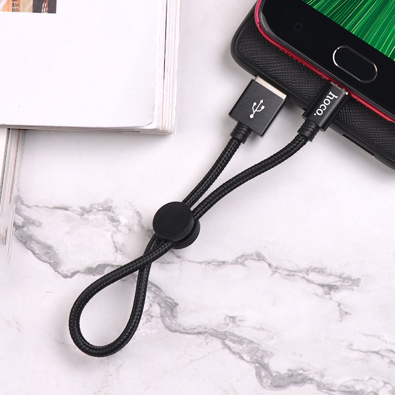 dây sạc nhanh hoco x35 dòng 2.4a đầu micro dài 25cm