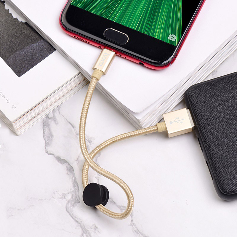 dây sạc nhanh hoco x35 dòng 2.4a đầu micro dài 25cm