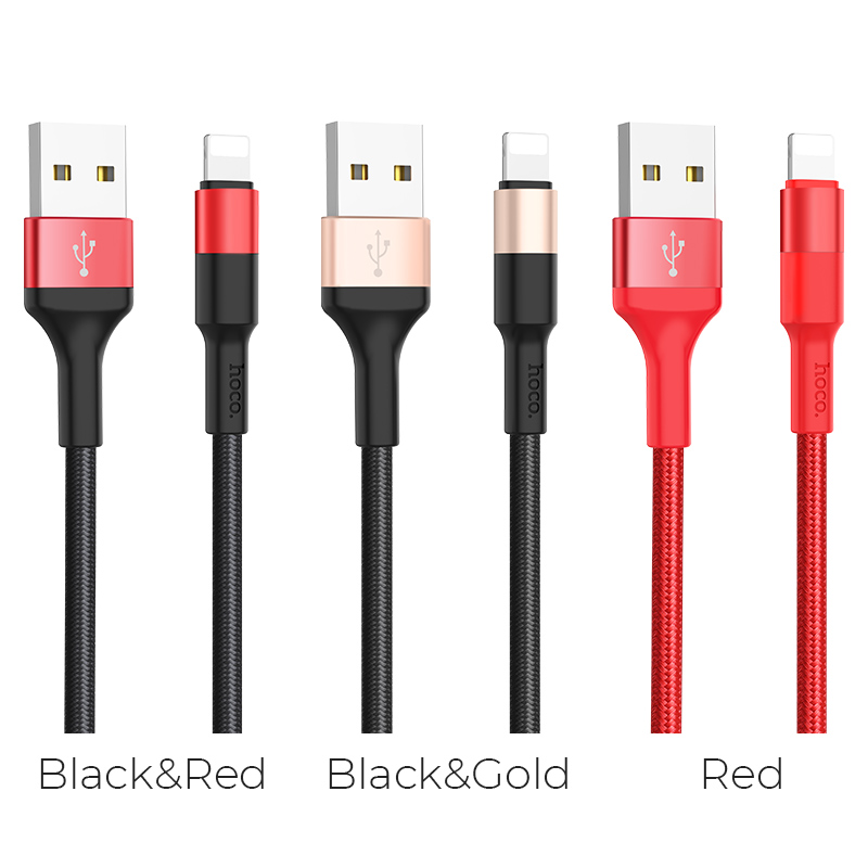 dây sạc nhanh hoco x26 xpress đầu lightning dài 1m