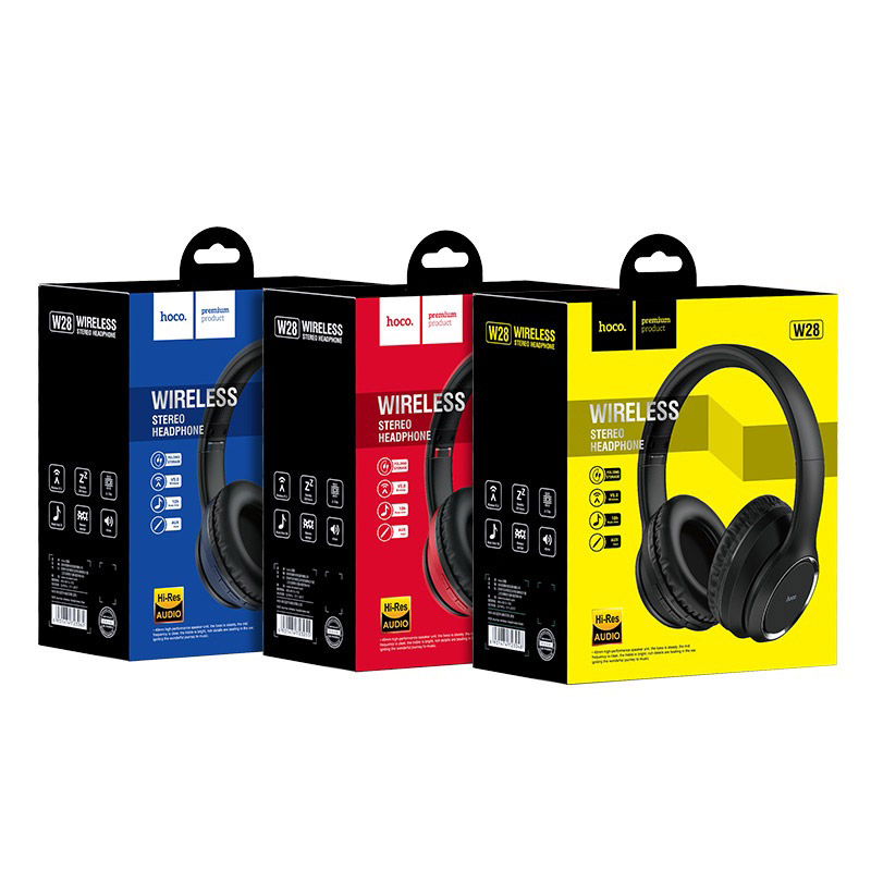 tai ko dây headphone bluetooth hoco w28 journey