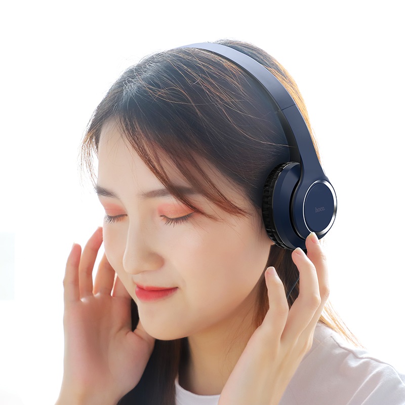 tai ko dây headphone bluetooth hoco w28 journey
